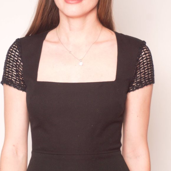 ROLAND MOURET Banana Republic Sheath Black Dress - Picture 2 of 7